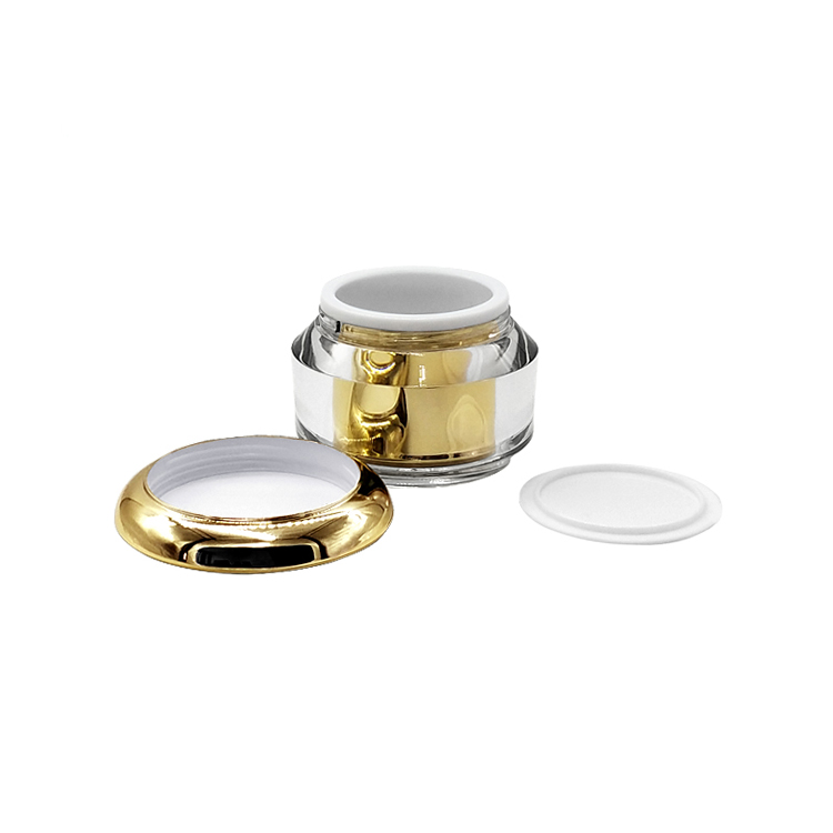 Custom 30g 50g oval acrylic cream jar