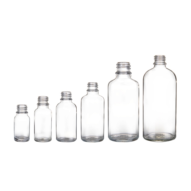 Custom 30ml 60ml 90ml 125ml clear Pharmaceutical Glass Bottles syrup glass bottle