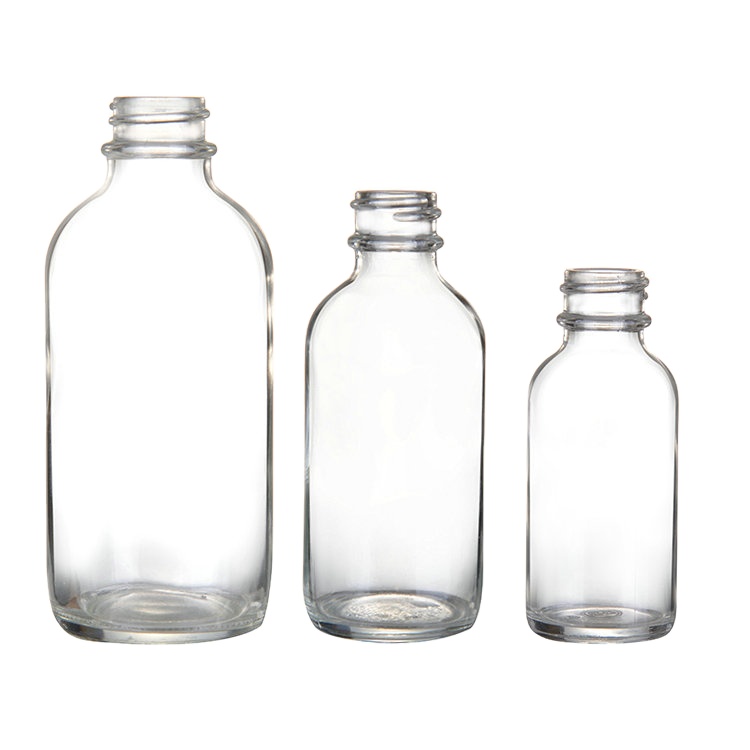 Custom 30ml 60ml 90ml 125ml clear Pharmaceutical Glass Bottles syrup glass bottle