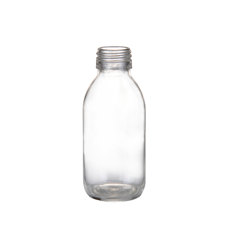 Custom 30ml 60ml 90ml 125ml clear Pharmaceutical Glass Bottles syrup glass bottle