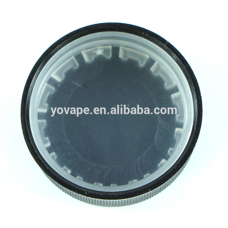Custom 3g 5g 7g 9g 10g child proof safe packing black cap vaporizer dry herb/hemp cbd wax oil clear glass jar container CRC lid