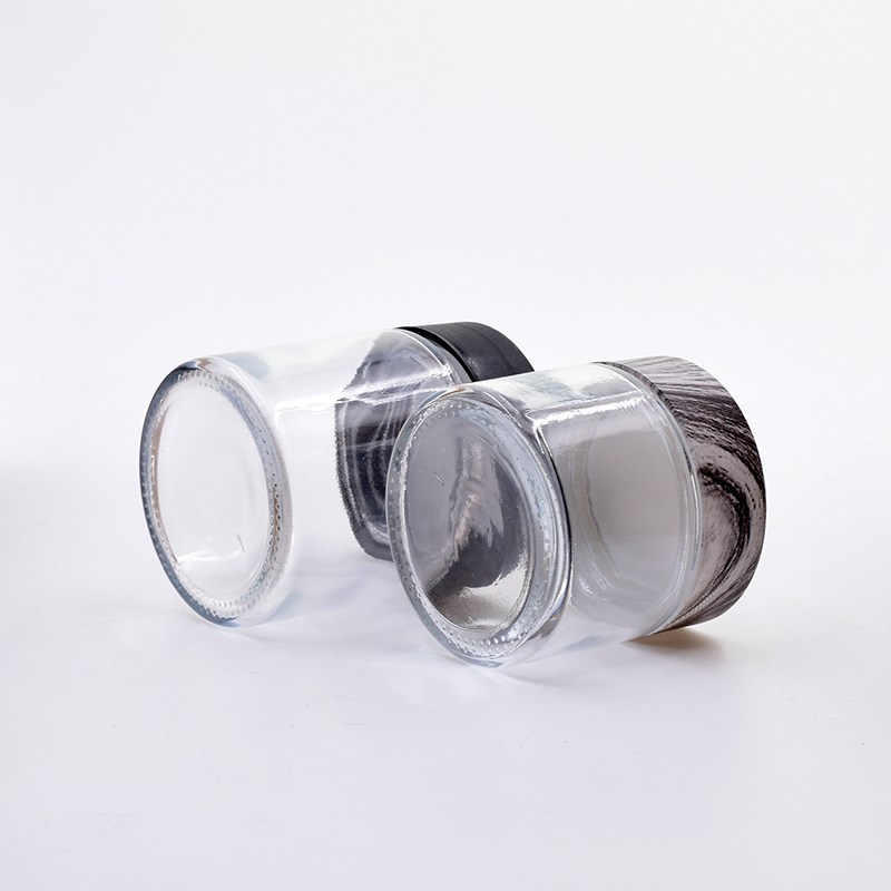 Custom 3oz 4oz weed jar packaging pharmacy jars flower herb food child resistant concentrate glass bottles with childproof lids