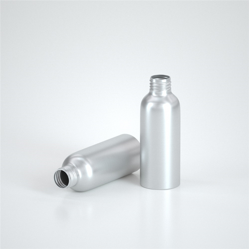 Custom 50ml 100ml 150ml 200ml 250ml aluminum metal bottle liquid oil with screw aluminium lid