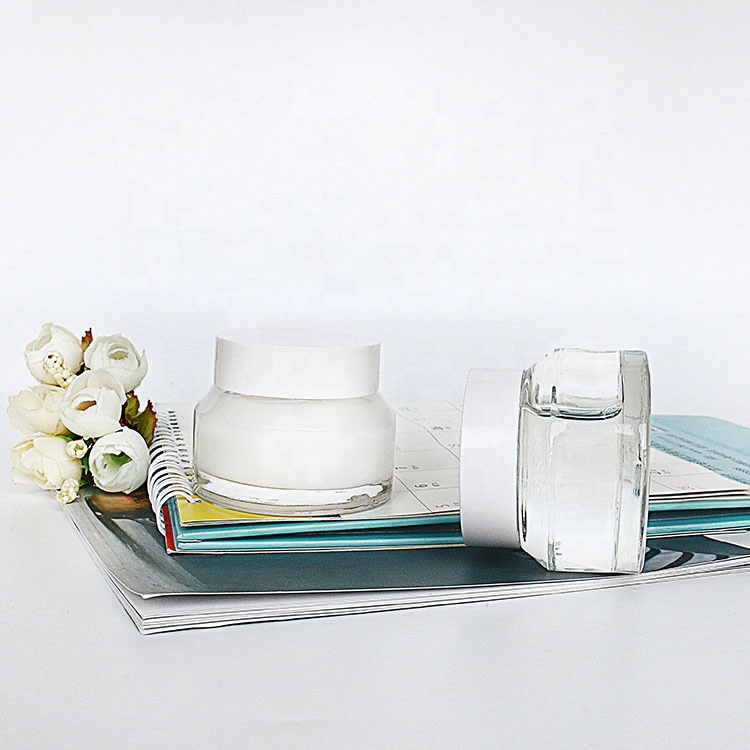Custom 50ml Cylinder Cosmetics Makeup Containers And Packaging Jars For Creams