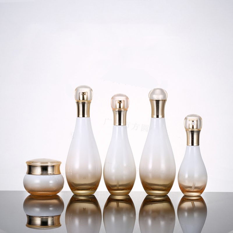 Custom 5g 10g 20g 30g 50g 100g China design empty luxury eco friendly cosmetic cream packaging bottle set