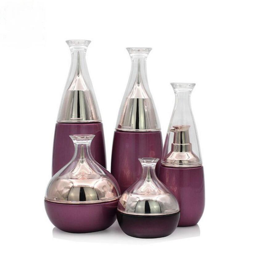 Custom 5g 10g 20g 30g 50g 100g China design empty luxury eco friendly cosmetic cream packaging bottle set