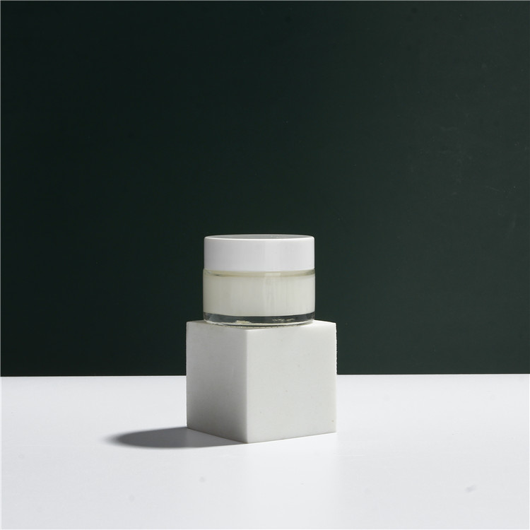 Custom 5g Skin Care Packaging Glass Cream Jars Empty Eye Cream Jar Cosmetic Container with Caps