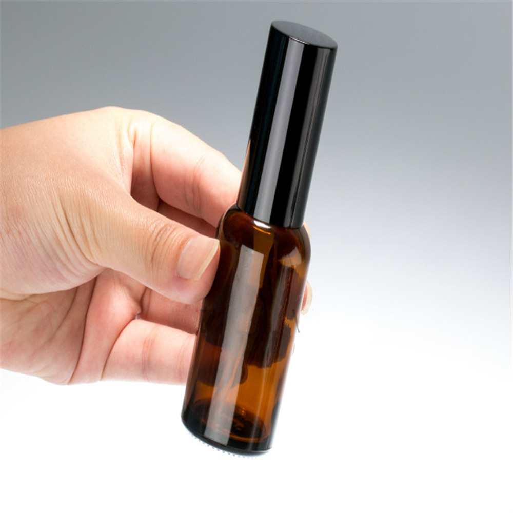 Custom 5ml 10ml 15ml 20ml 30ml 30 ml 50ml 100ml amber glass perfume spray bottle with atomiser