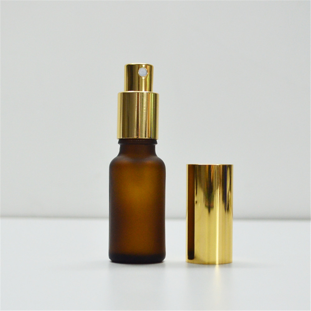 Custom 5ml 10ml 15ml 20ml 30ml 30 ml 50ml 100ml amber glass perfume spray bottle with atomiser