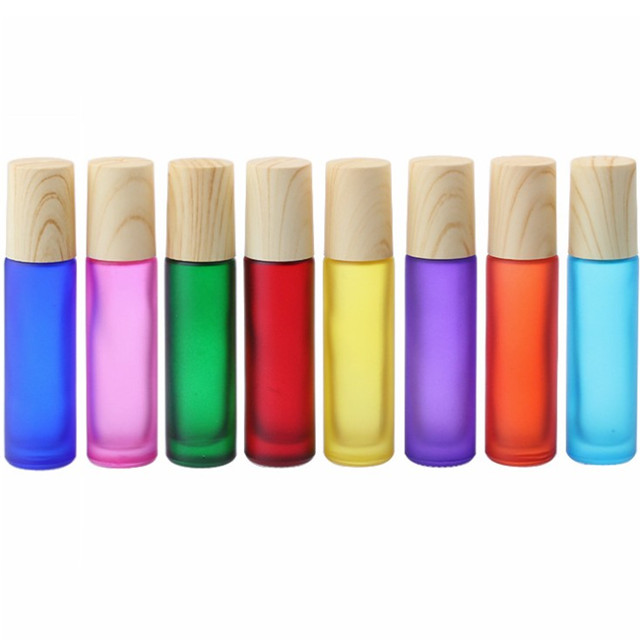 Custom 5ml 10ml gemstone jade roller ball essential oil perfume Roll on bottles
