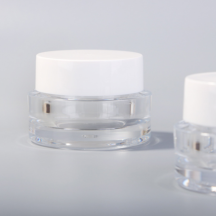 Custom 60g Acrylic Empty Plastic Clear Matt Cosmetic Cream Jar