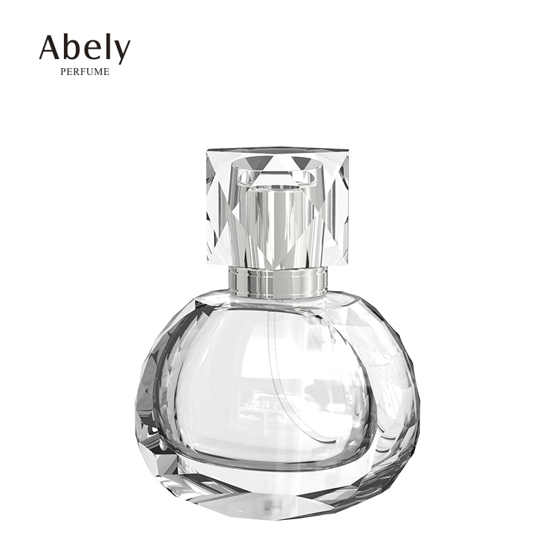 Custom 60ml empty pump spray glass bottle perfume wholesale parfum bottle in stock