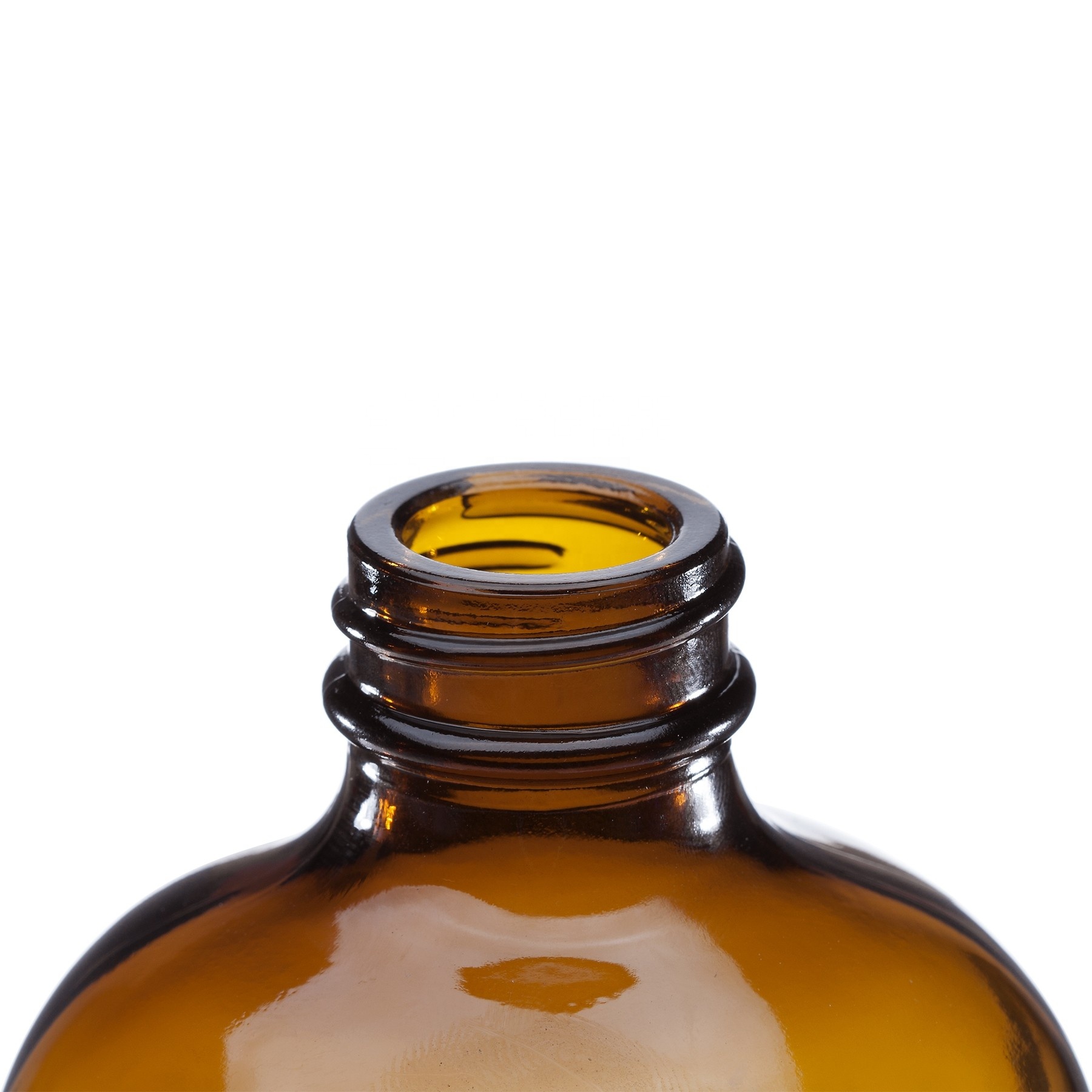 Custom Amber 16OZ/480ML Soap Liquid Glass Packaging Bottle with Sprayer Pump