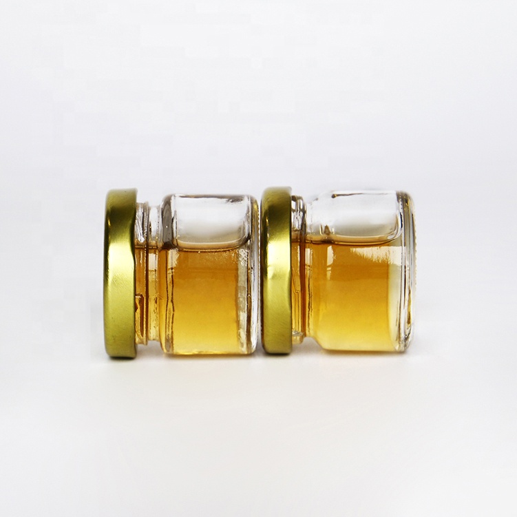 Custom Cheap 25ml 30g Mini Round Preserve Jam Jelly Honey Jars With Golden Lid