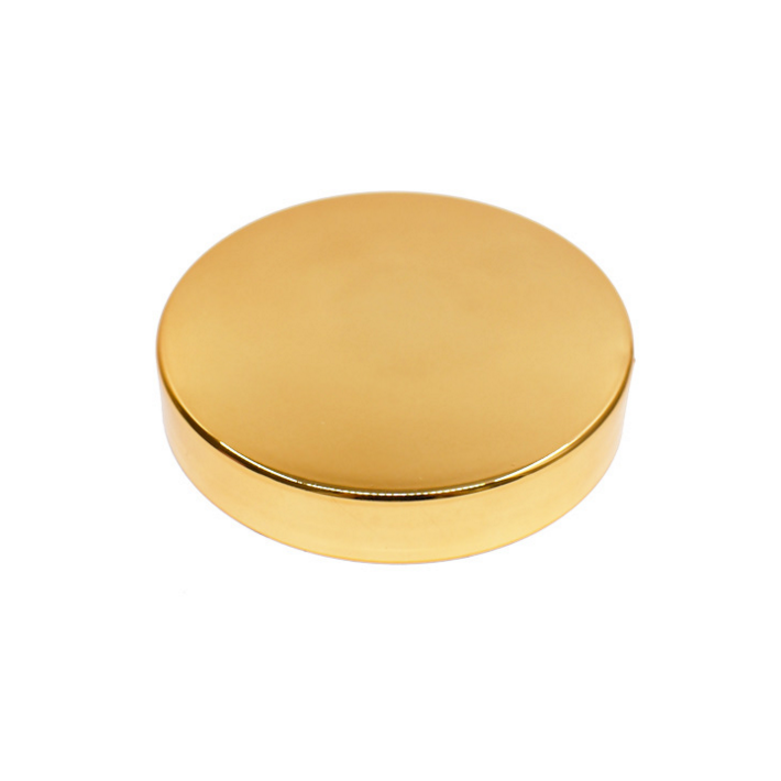 Custom Clear 100ml 120ml 150ml 200ml 250ml PET Food Jar with Gold Silver Lids and Logo Printing