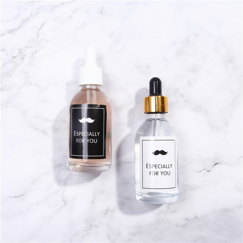 Custom Clear 100ml Serum Bottle Essential Oil Glass Dropper Bottle For Cosmetic Packaging