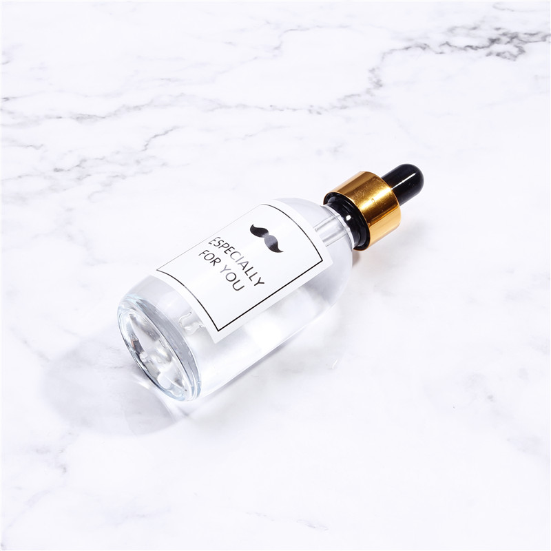 Custom Clear 100ml Serum Bottle Essential Oil Glass Dropper Bottle For Cosmetic Packaging