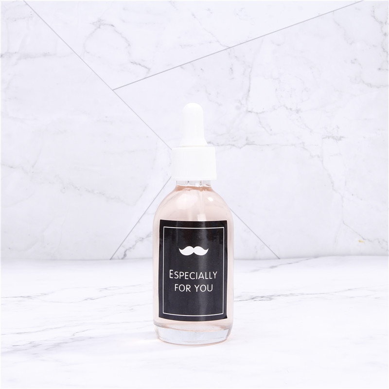 Custom Clear 100ml Serum Bottle Essential Oil Glass Dropper Bottle For Cosmetic Packaging