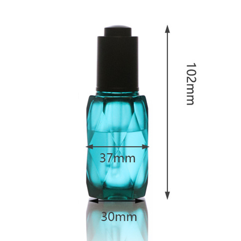 Custom Clear 30ml Glass Essential Oil Bottle With Dropper