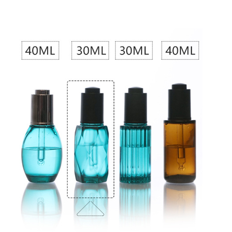 Custom Clear 30ml Glass Essential Oil Bottle With Dropper