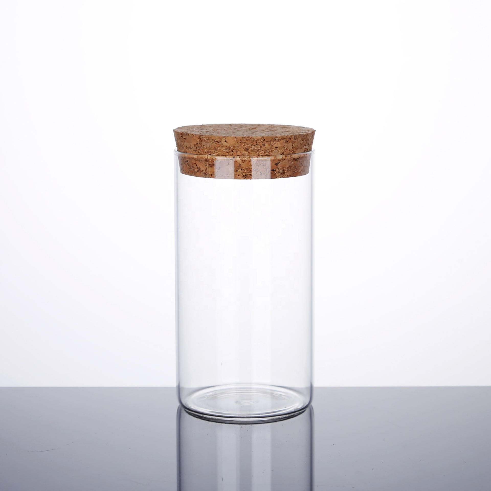 Custom Clear Coffee Cookie Grade Candy Airtight Jar Borosilicate Spice Food Storage Glass Container