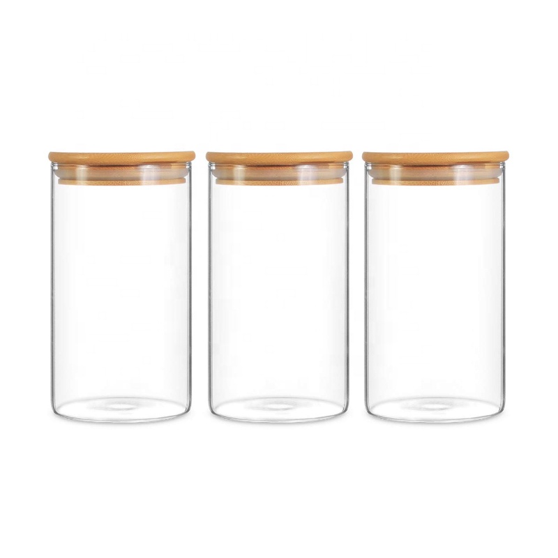 Custom Clear Cookie Bottle Food Container Storage 4oz 8oz 12oz 16oz Glass Jar 2 Oz