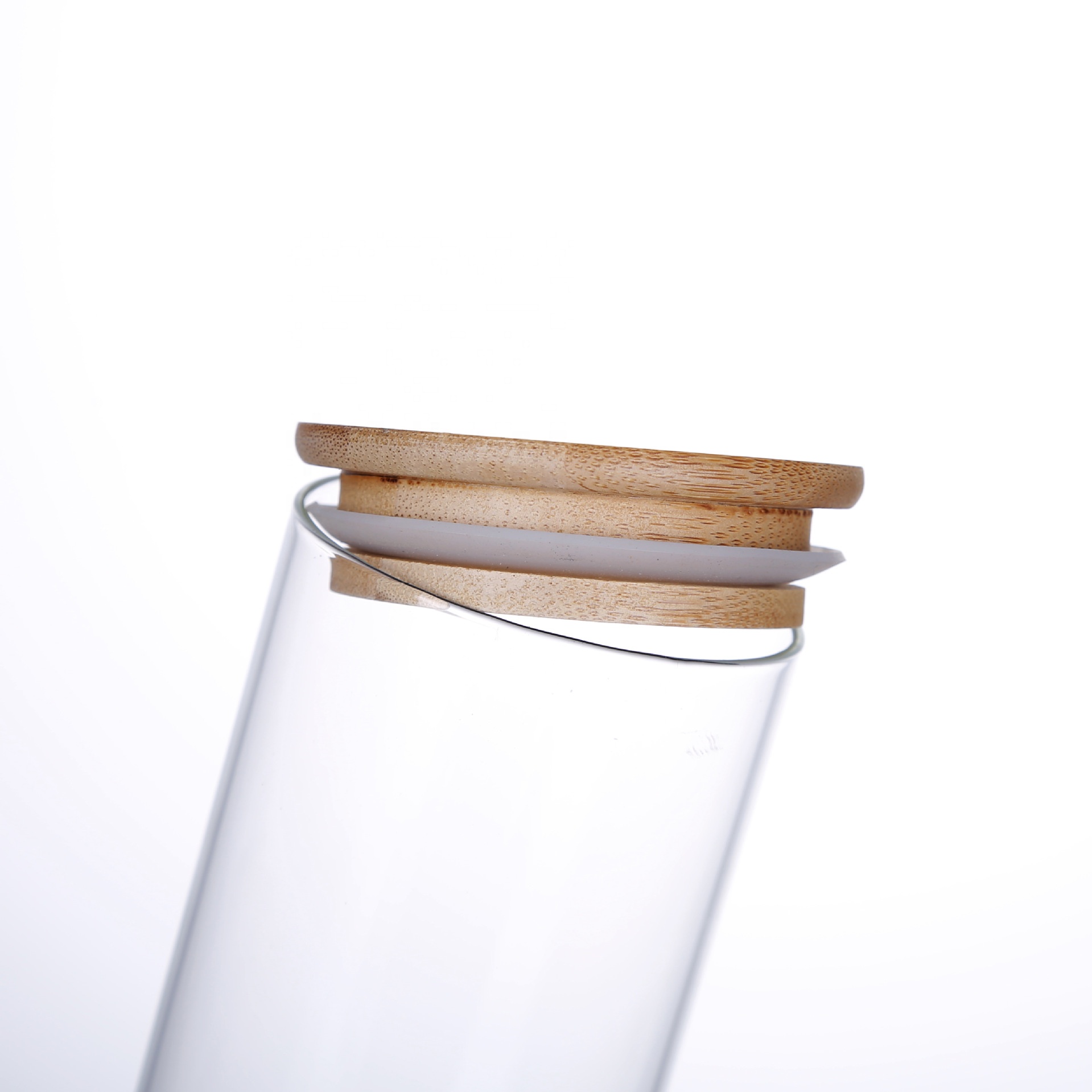 Custom Clear Jar Coffee Cookie Grade Candy Airtight Borosilicate Food Storage Container Glass Container