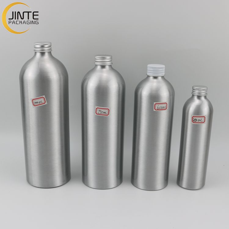 Custom Color Aluminum Bottle 1000ml Aluminum Bottle with Screw Top Lid for Beer
