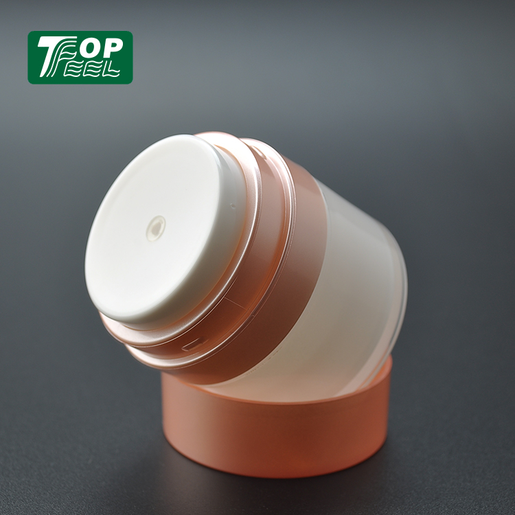 Custom Color Empty Plastic15g 30g 50g Personal Care Cosmetic Packaging Lotion Acrylic Airless Pump Cream Jar