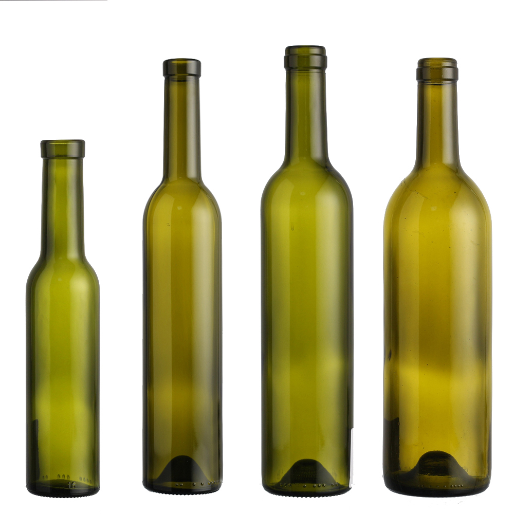 Custom Color Glassware Manufacturer 500ml 750Ml Liquor Black Empty Glass Wine Bottle