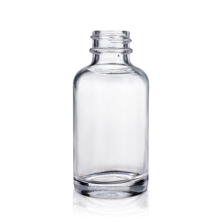 Custom Cosmetic Packaging Clear Glass Dropper Bottle for Serum Essential oil