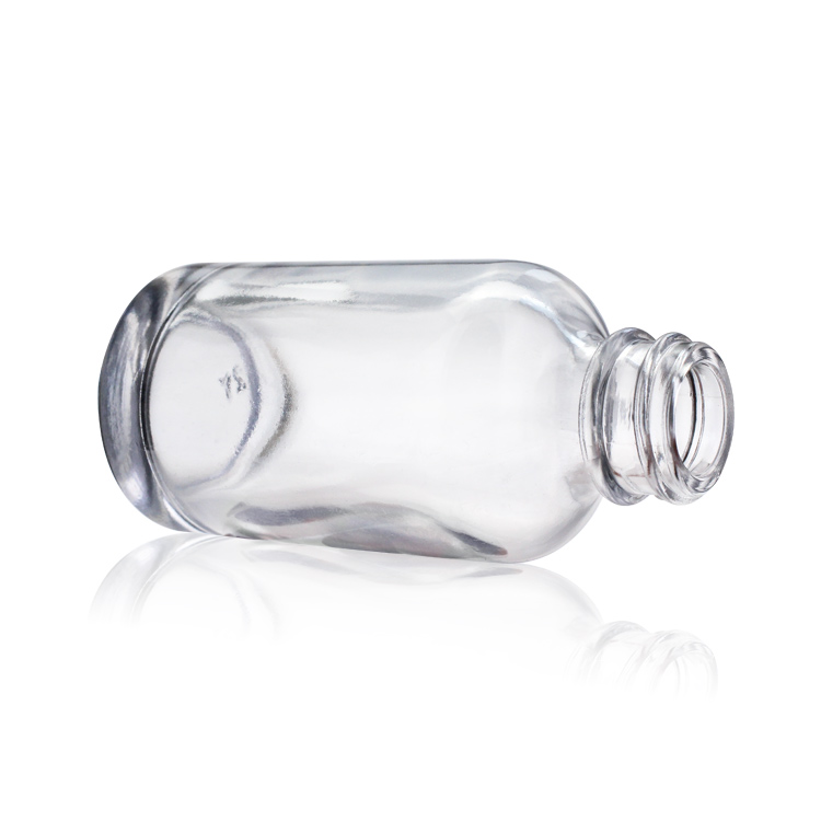 Custom Cosmetic Packaging Clear Glass Dropper Bottle for Serum Essential oil