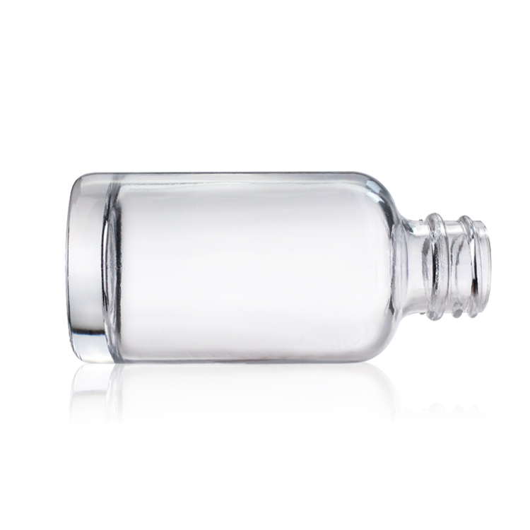Custom Cosmetic Packaging Clear Glass Dropper Bottle for Serum Essential oil