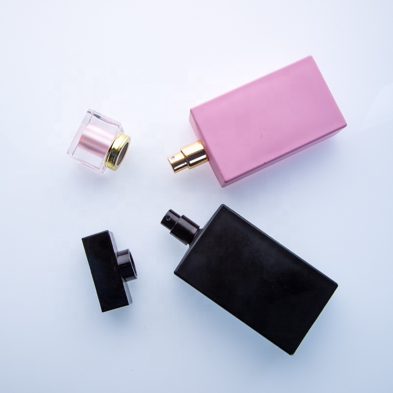 Custom Cosmetic Pink 50ml 100ml Spray Bottle Perfumes de Marca Empty Perfume Bottle