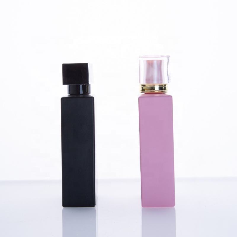 Custom Cosmetic Pink 50ml 100ml Spray Bottle Perfumes de Marca Empty Perfume Bottle