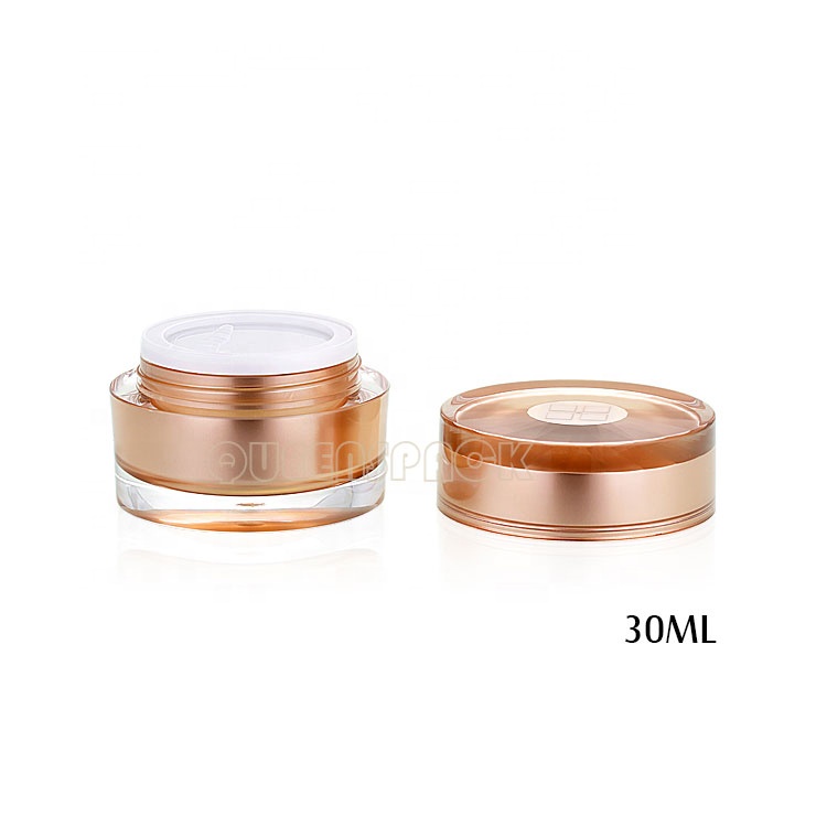 Custom Cosmetic Texture Design Skin Care jar 15ML 30ML 50ML Cosmetics Packaging Containers