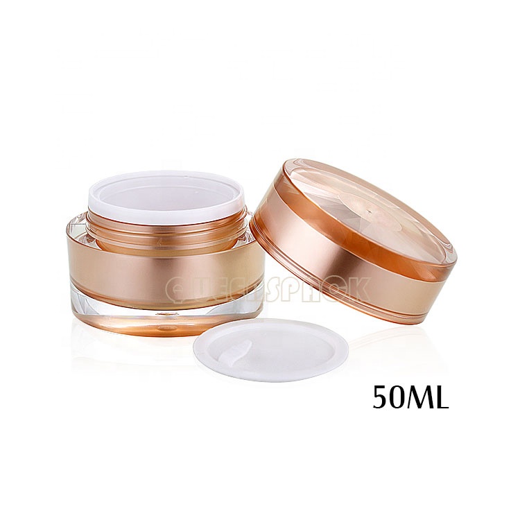 Custom Cosmetic Texture Design Skin Care jar 15ML 30ML 50ML Cosmetics Packaging Containers