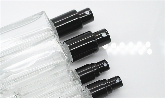 Custom Design 10ml Clear square Oil Perfume Bottle
