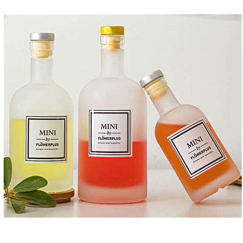 Custom Design 200Ml 375Ml 500Ml 700Ml 750Ml 1000Ml Wine Bottle Glass Vodka Spirit Bottle