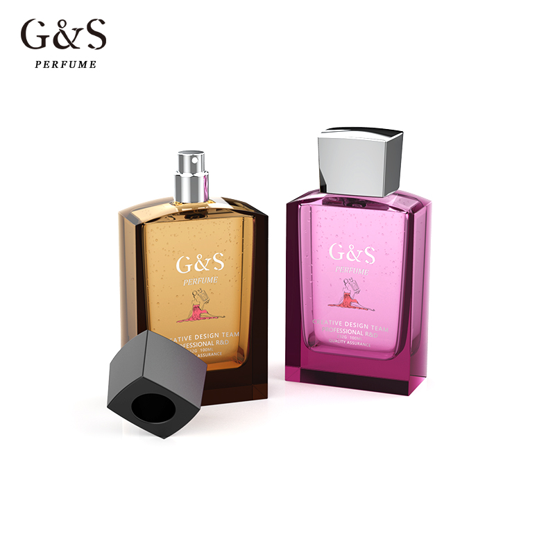 Custom Design Atomizer Parfum bottle 100ml Crimp Sprayer Perfume Glass Bottle