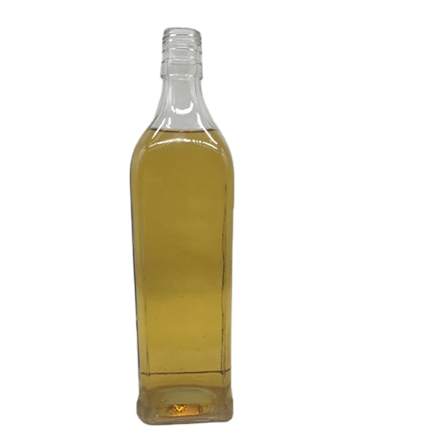 Custom Design Clear Round 750ml Vodka Glass Bottle