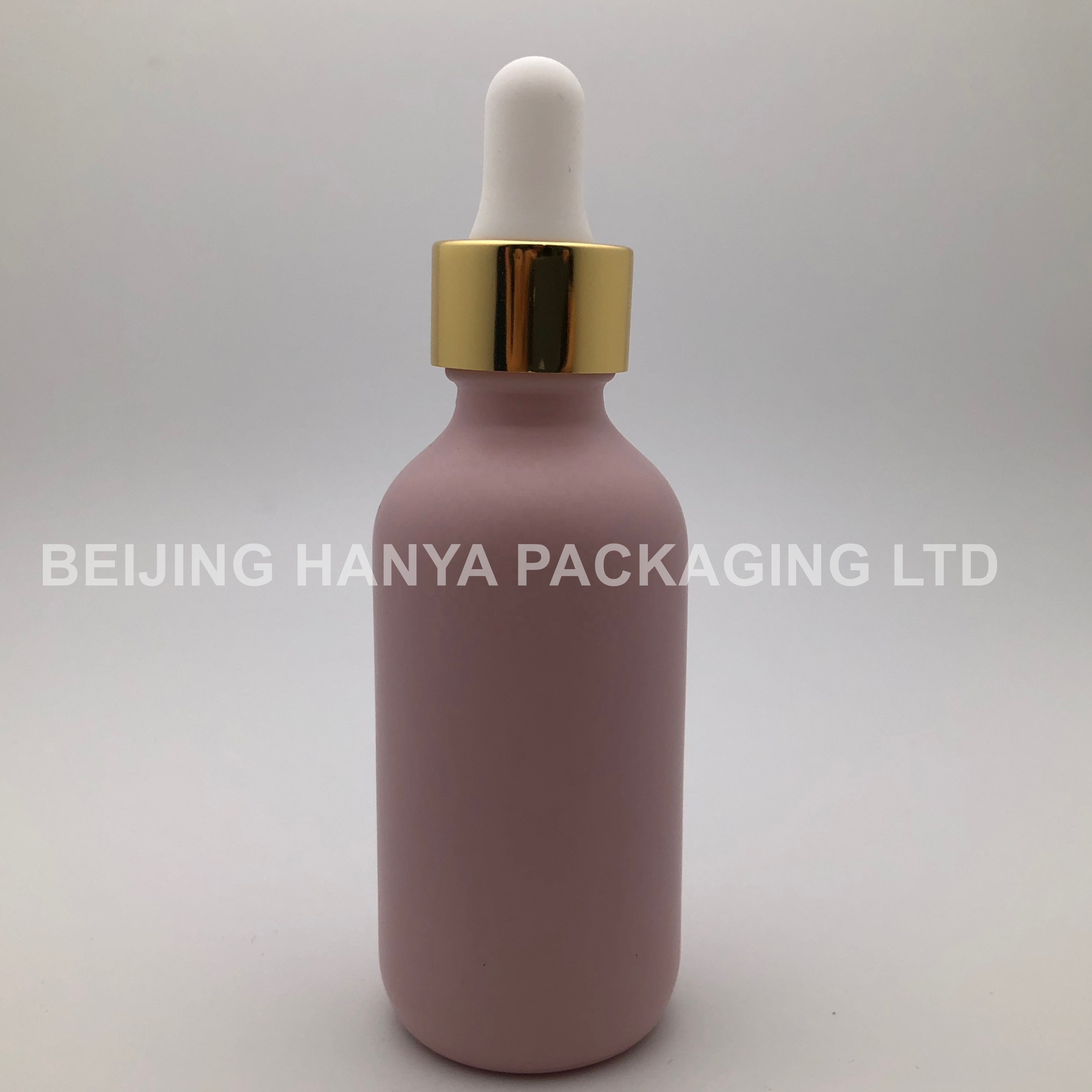 Custom Design Colored Boston Round Glass Bottle With Dropper 30ml