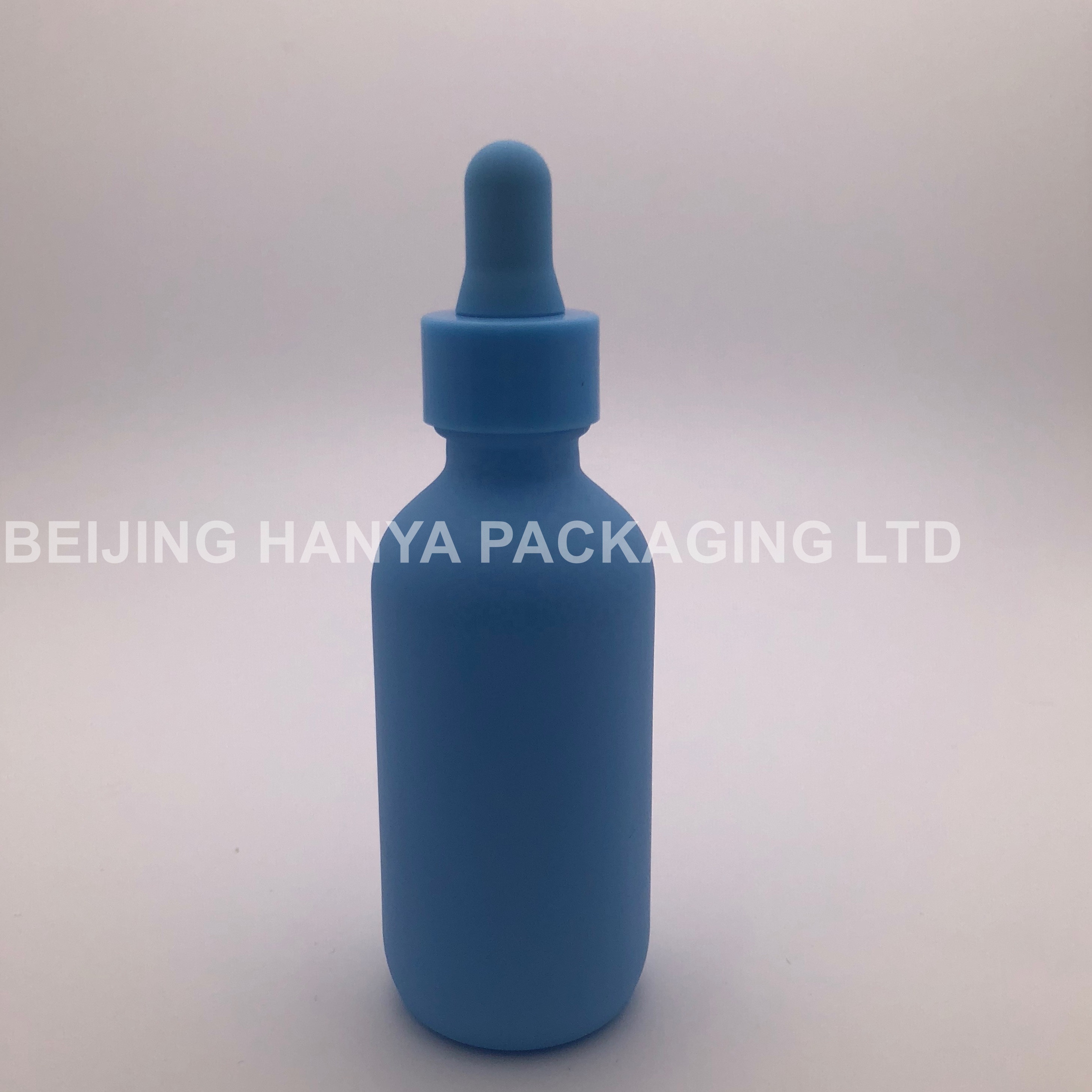 Custom Design Colored Boston Round Glass Bottle With Dropper 30ml