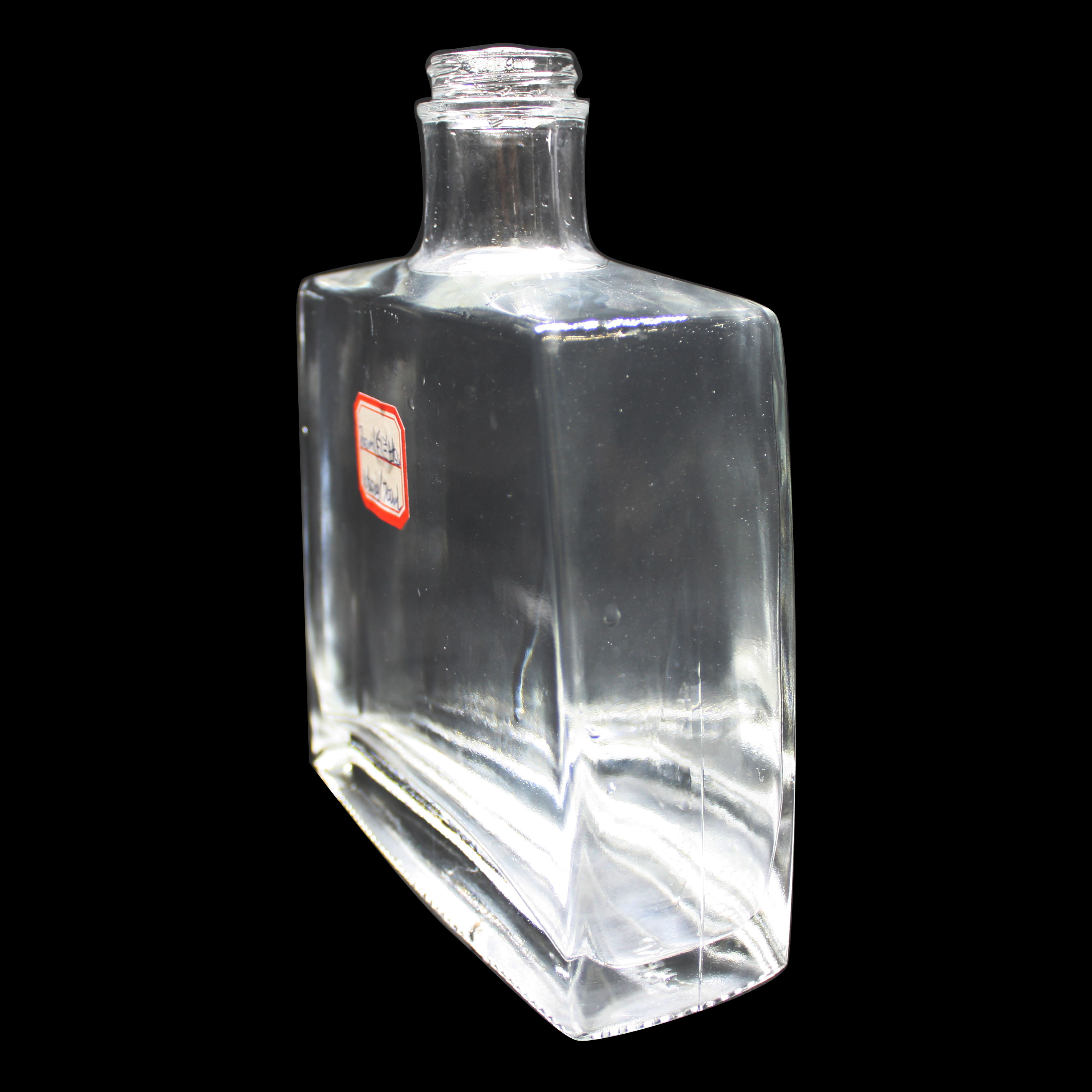 Custom Design Cork 750ml Luxury Crystal 700ml Rum Glass Bottles for Liquor
