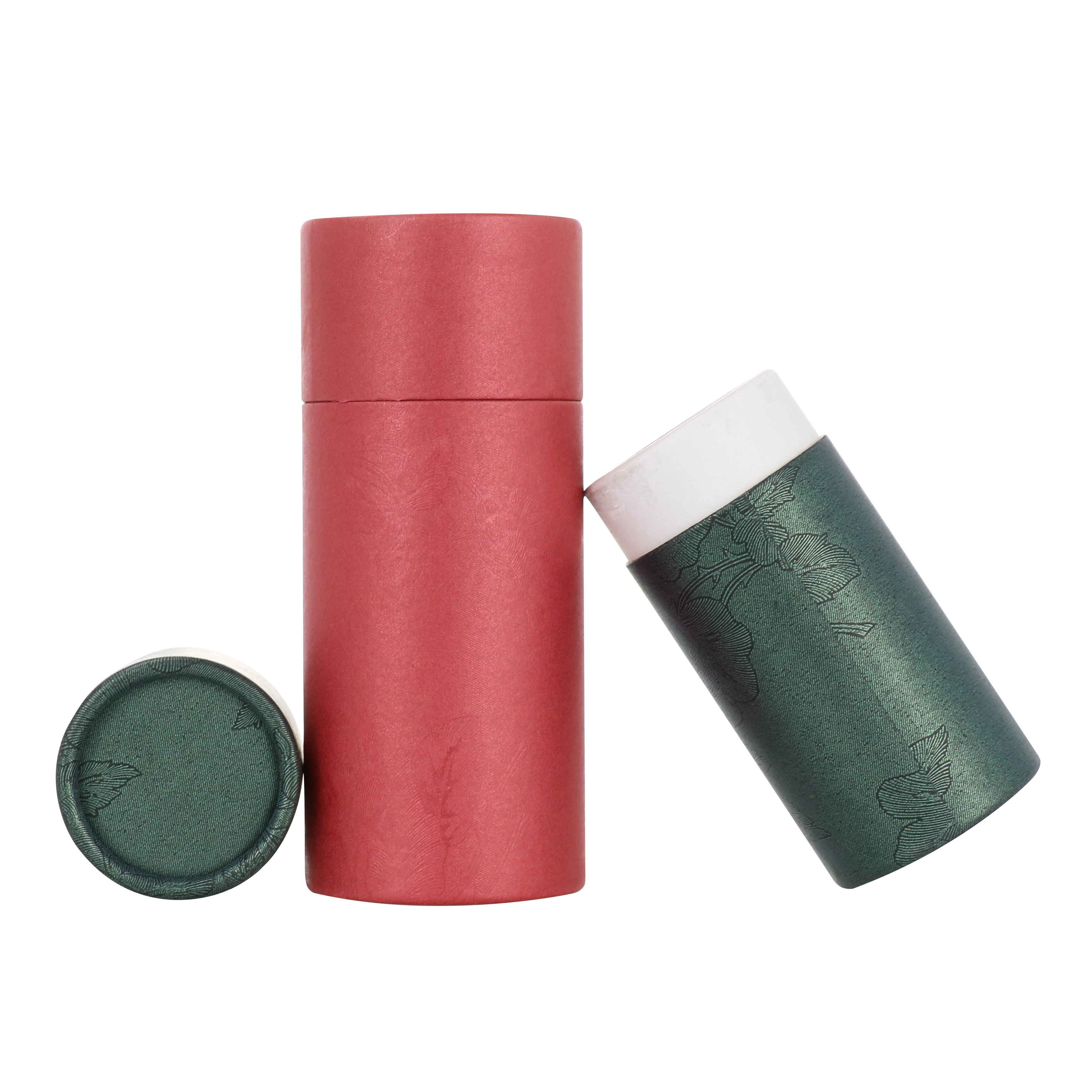 Custom Design Cylinder Paper Cardboard Luxury Perfume Bottle Paper Tube Packaging