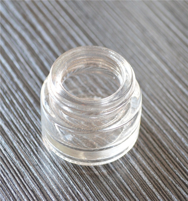 Custom Design Glass Bottle With Screw Cap 5ML Clear Glass Jars