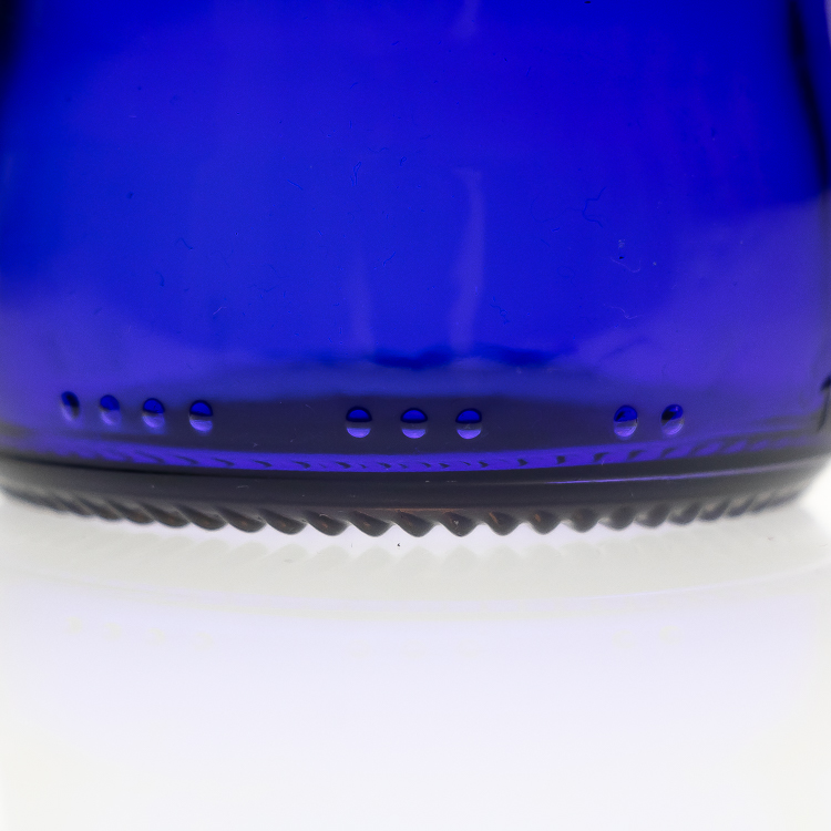 Custom Design Logo 330ml Beer Wine Bottles Cobalt Blue Glass Juice Soda Water Drinking Bottle Wholesale
