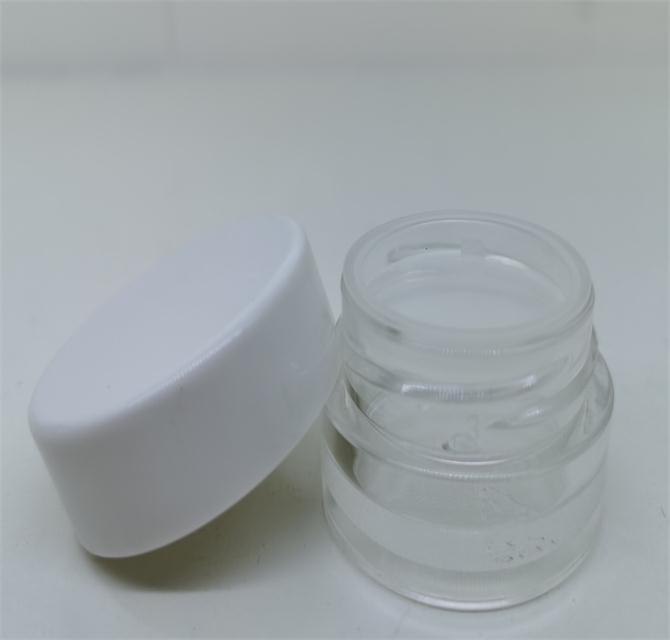Custom-Designed 0.5oz 1oz 2oz Small Cosmetic Plastic PETG Containers Jars With Plastic Screw Cap