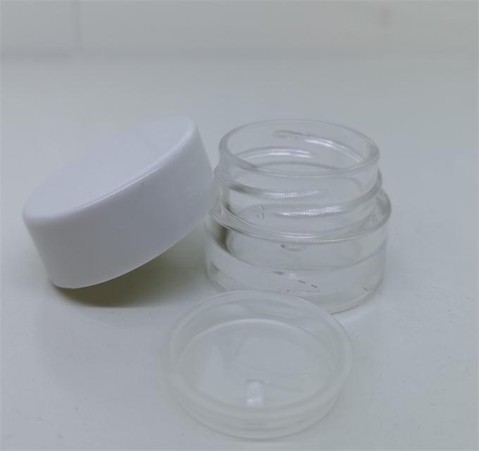 Custom-Designed 0.5oz 1oz 2oz Small Cosmetic Plastic PETG Containers Jars With Plastic Screw Cap