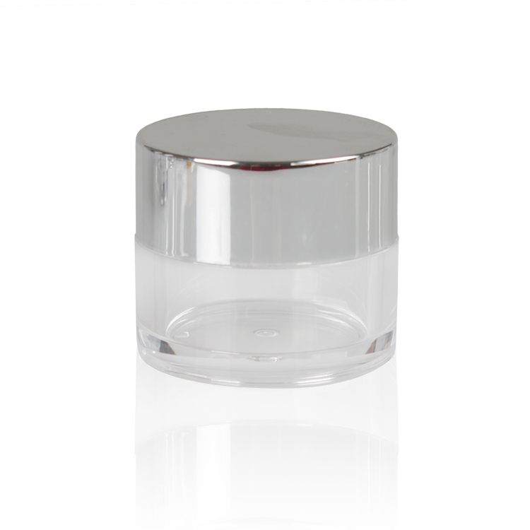 Custom-Designed 0.5oz 1oz 2oz Small Cosmetic Plastic PETG Containers Jars With Plastic Screw Cap